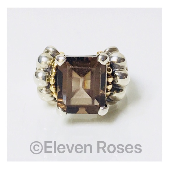 LAGOS Jewelry - Lagos Caviar Signature Smoky Quartz Statement Ring